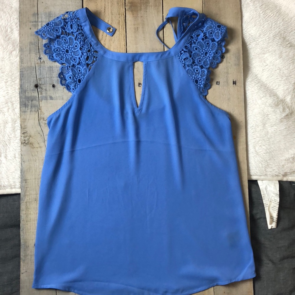 Express periwinkle top